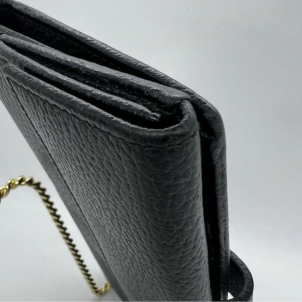 Gucci Pebbled Leather Signoria Wallet Black MSRP $650 Authentic COA - Picture 16 of 16